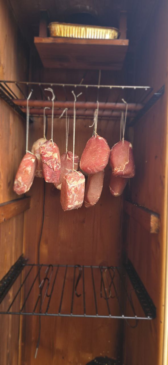 Räucherschrank mit ESP32-S3-Steuerung und Verkabelung